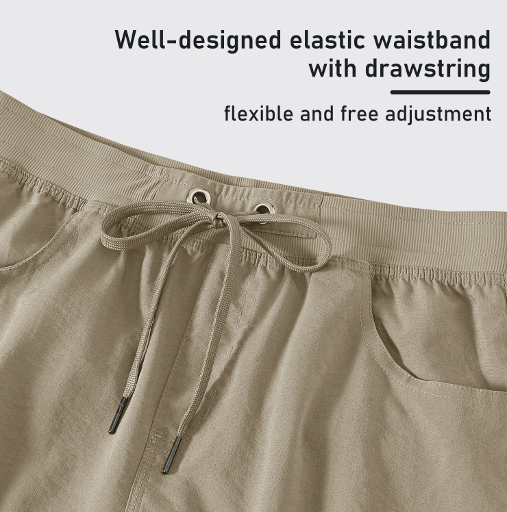 🔥90%off only today🔥[Available in 16 colors]Women's lightweight quick drying outdoor shorts with multifunctional pockets and elastic waistband, suitable for hiking and camping