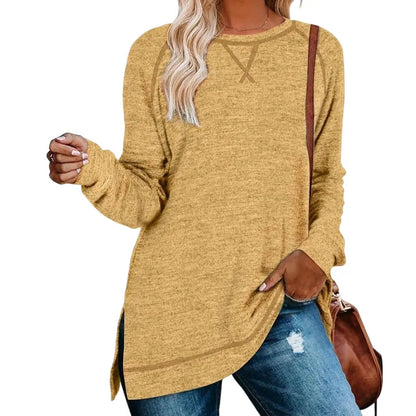 Women’s Long Sleeve Tunic Tops Bundle – 12 or 18 Colors Included