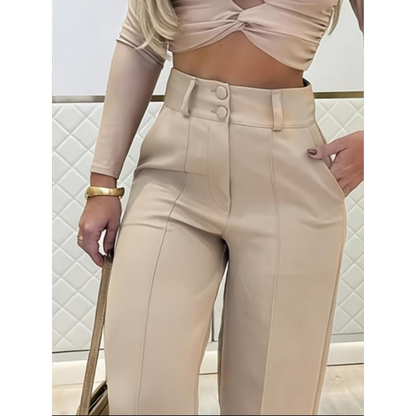 Women's Simple Wide-Leg Pants