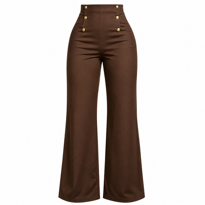 ⚡FINAL SALE⚡- Women’s fashion casual  high-waisted loose wide-leg pants