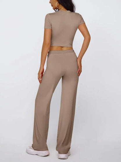 ⚡FINAL SALE--Women's Solid Modal Loungewear Two-Piece Pajama Set