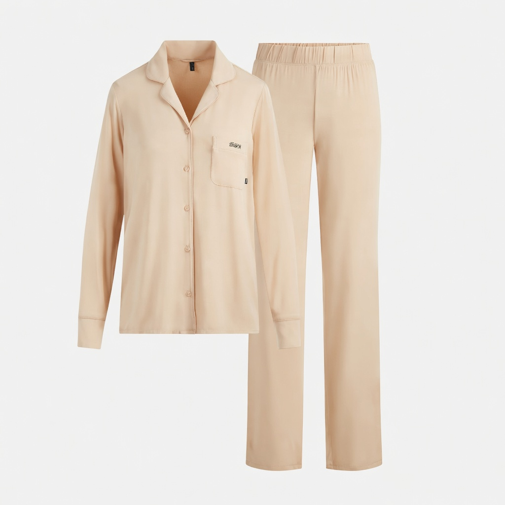 🔥SLEEP LONG SLEEVE BUTTON UP SET🔥