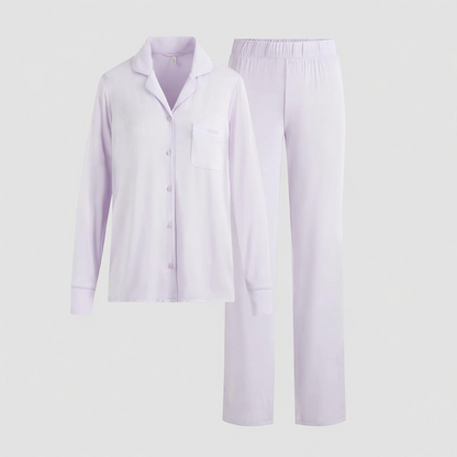 🔥SLEEP LONG SLEEVE BUTTON UP SET🔥