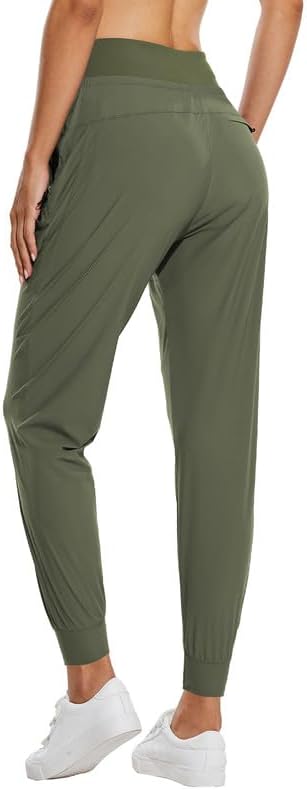 ⏰8-PACK ONLY $24.99-Women's UPF50+ Quick-Dry Joggers: High Waist Hiking Pants w/5 Zips