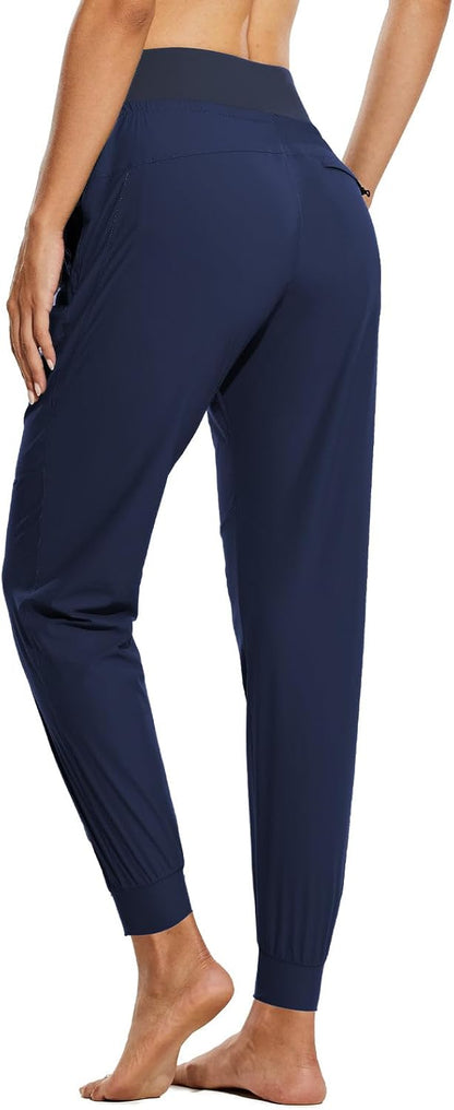 ⏰8-PACK ONLY $24.99-Women's UPF50+ Quick-Dry Joggers: High Waist Hiking Pants w/5 Zips