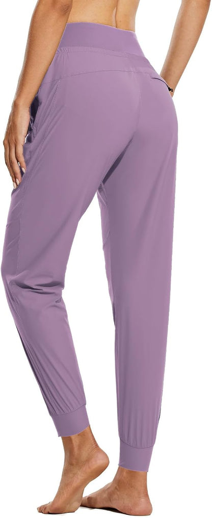 ⏰8-PACK ONLY $24.99-Women's UPF50+ Quick-Dry Joggers: High Waist Hiking Pants w/5 Zips