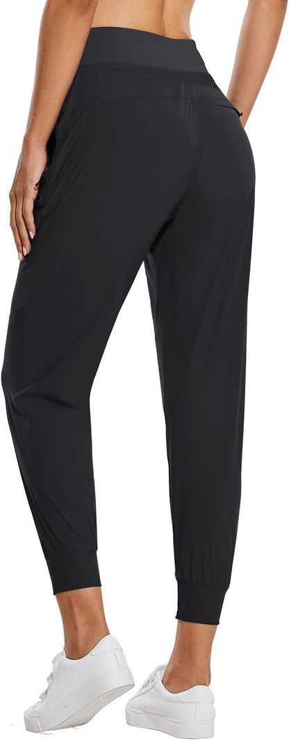 ⏰8-PACK ONLY $24.99-Women's UPF50+ Quick-Dry Joggers: High Waist Hiking Pants w/5 Zips