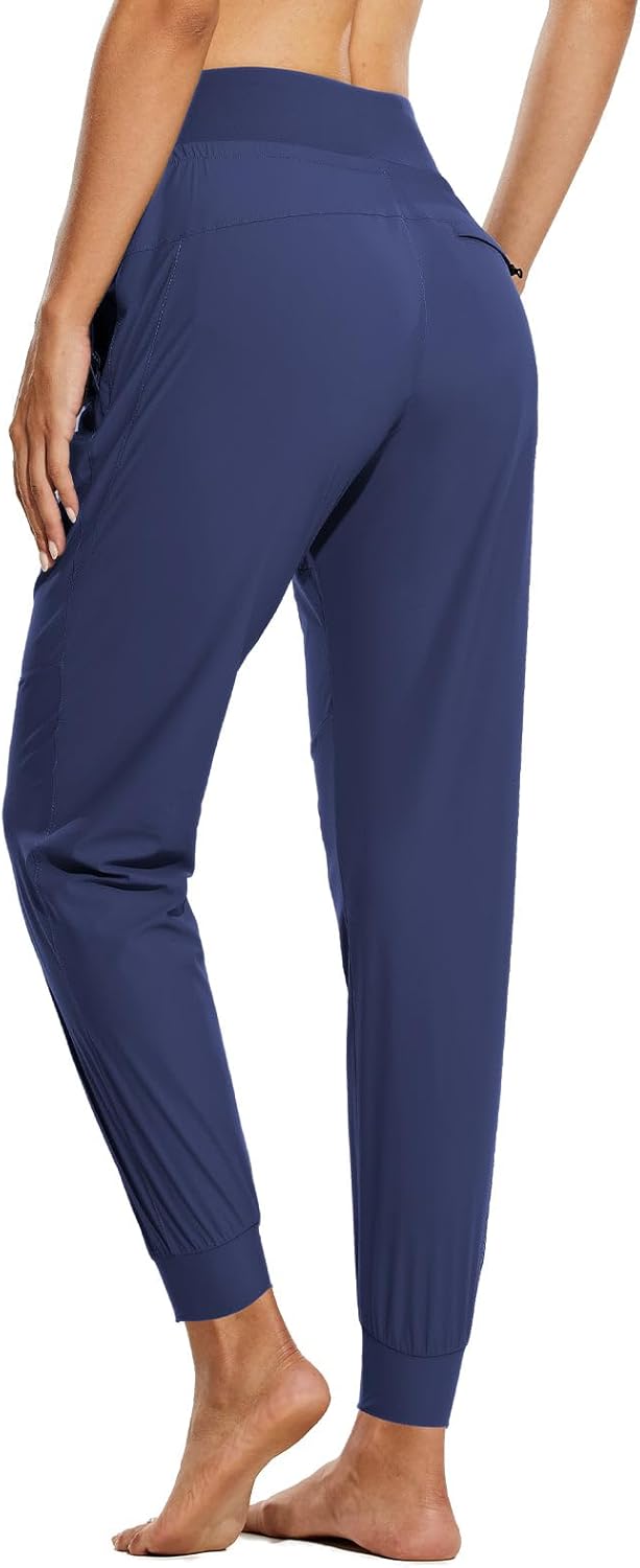 ⏰8-PACK ONLY $24.99-Women's UPF50+ Quick-Dry Joggers: High Waist Hiking Pants w/5 Zips