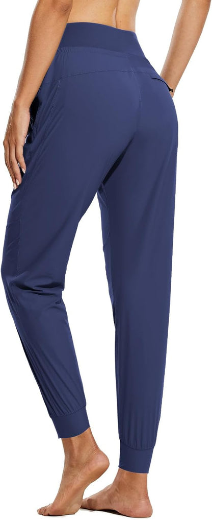 ⏰8-PACK ONLY $24.99-Women's UPF50+ Quick-Dry Joggers: High Waist Hiking Pants w/5 Zips