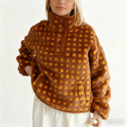 Women's Plaid Hoodie