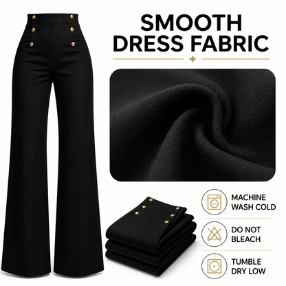 ⚡FINAL SALE⚡- Women’s fashion casual  high-waisted loose wide-leg pants