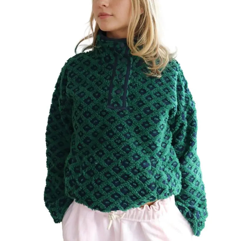 Women's Plaid Hoodie