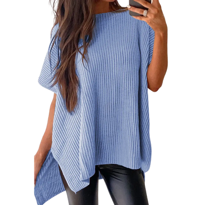 Women’s Oversized Cozy Ribbed Knit Top