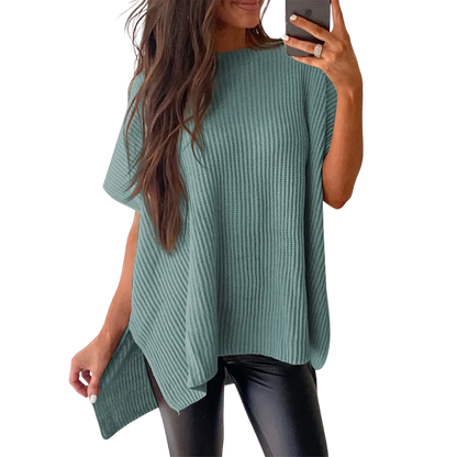 Women’s Oversized Cozy Ribbed Knit Top