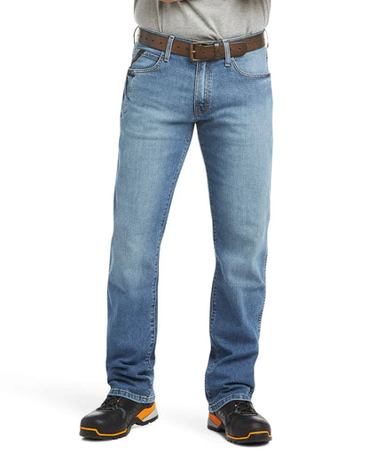 🔥 BESTSELLER | 6PCS $25.37 | Men's Relaxed DuraStretch  Boot Cut Jeans