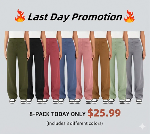 FINAL SALE⚡- Women's Casual High Waist Stretch Pants