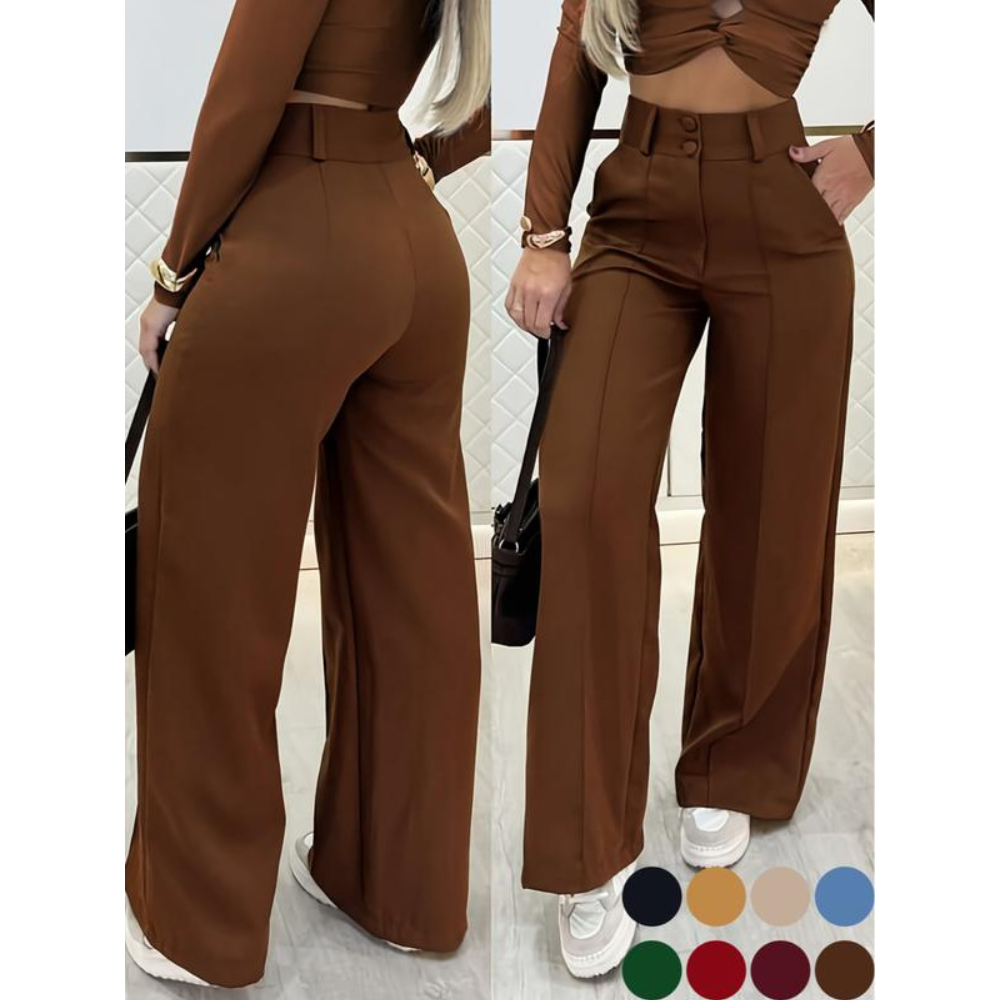 Women's Simple Wide-Leg Pants