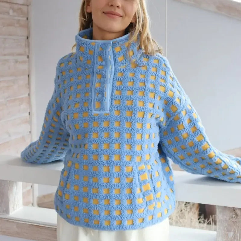 Women's Plaid Hoodie