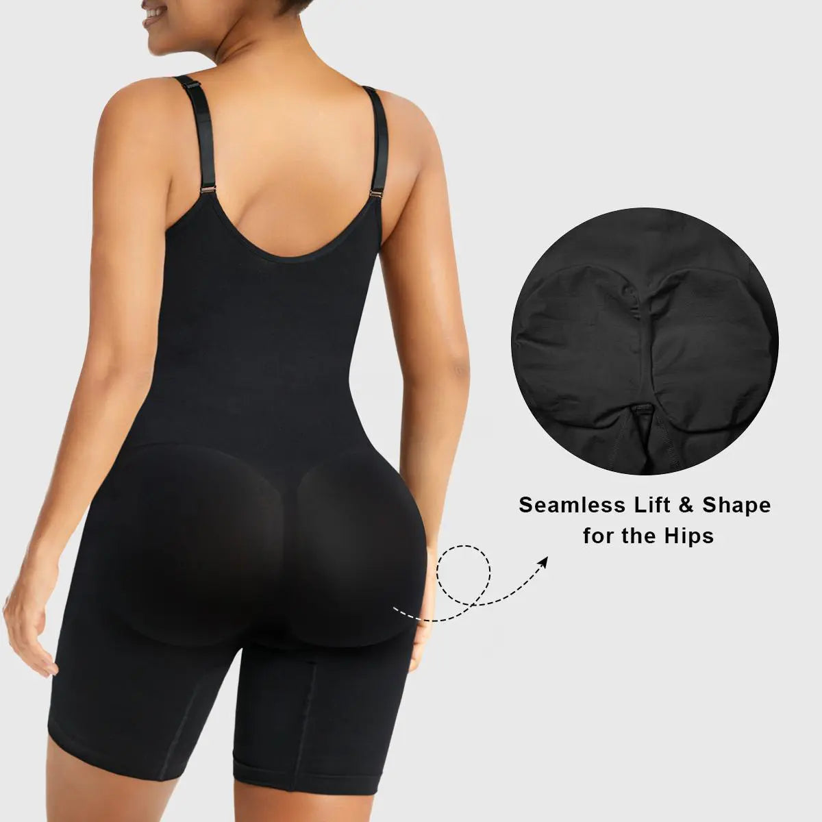 Shapewear for Women Tummy Control Bodysuits Zip-Up Comfort Ultra Stretch Fabric Customizable Fit Breathable Mesh Design Comfortable Fit