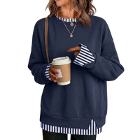 Navy blue stripes