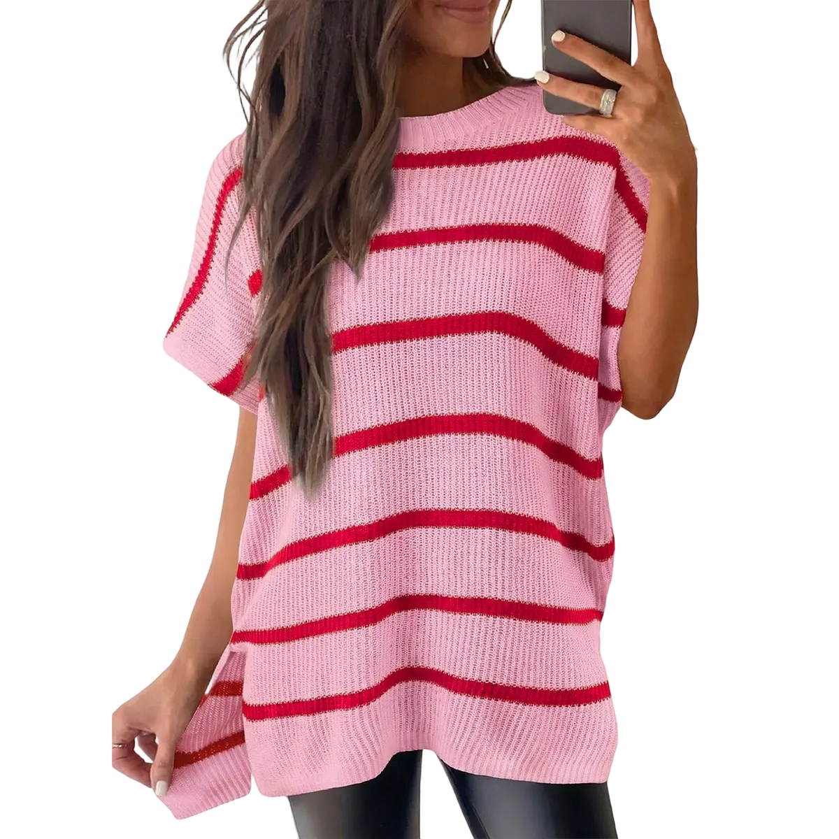 Women’s Oversized Cozy Ribbed Knit Top