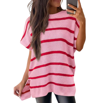 Women’s Oversized Cozy Ribbed Knit Top