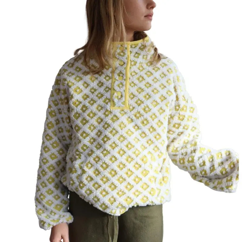 Women's Plaid Hoodie