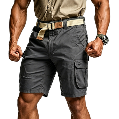 Men's Tactical Cargo Shorts with Multifunctional Pockets