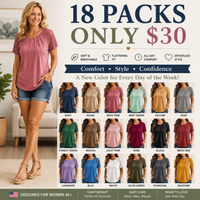 18 Packs Only $30 (All Colors Together)