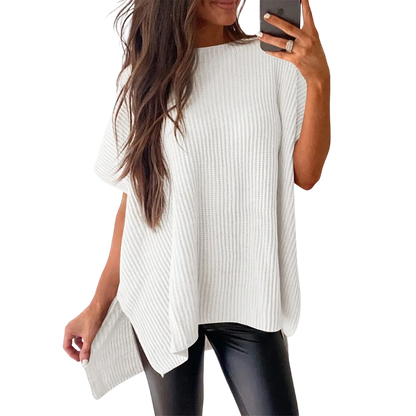 Women’s Oversized Cozy Ribbed Knit Top