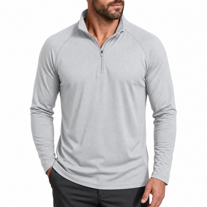 Men's UPF 50+ Quick-Dry 1/4-Zip Performance Shirt 8-Pack